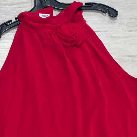 Cato Elegant Red Halter Blouse - Picture 9 of 9